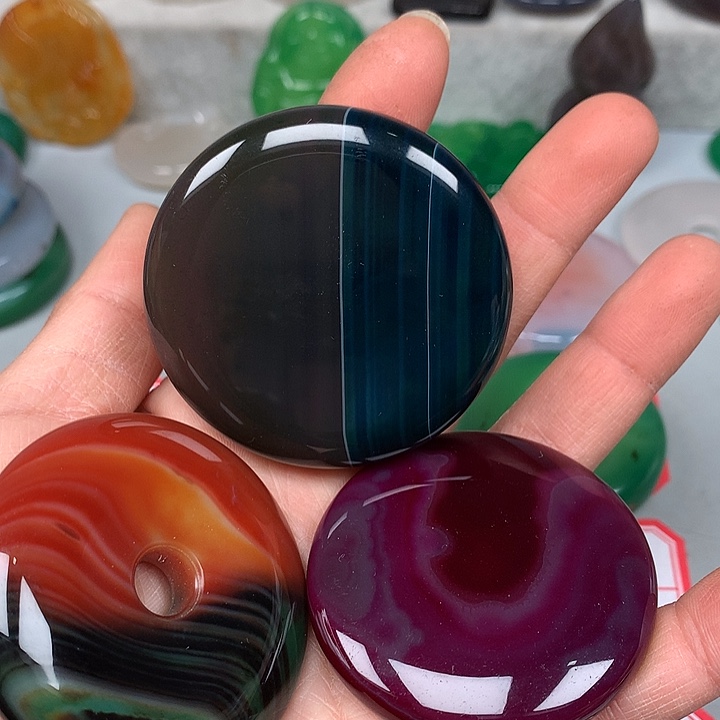 1****玛瑙/玉髓未镶嵌颈饰