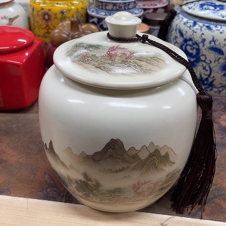 陶瓷罐茶叶罐密封罐储物罐