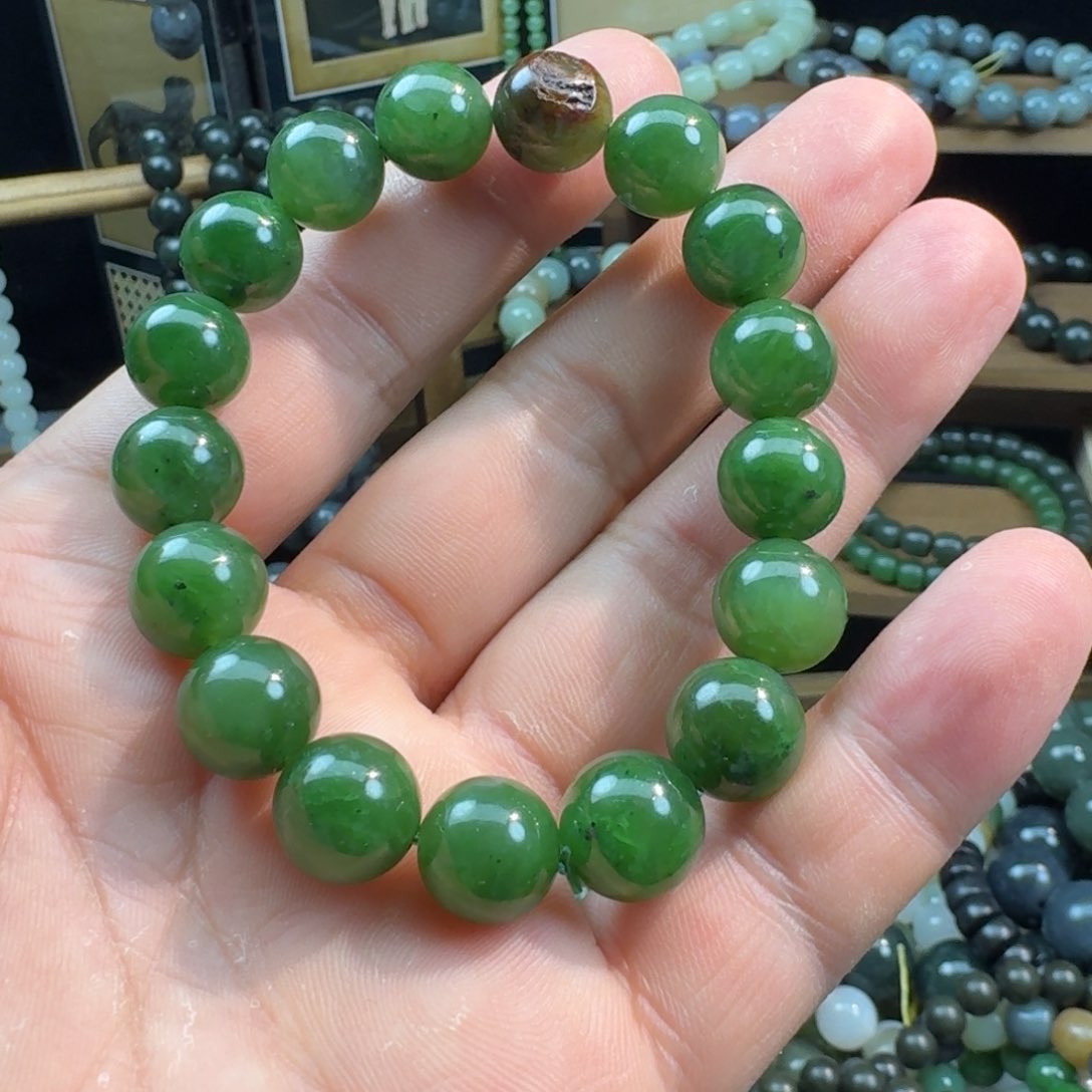 和田玉手链未镶嵌