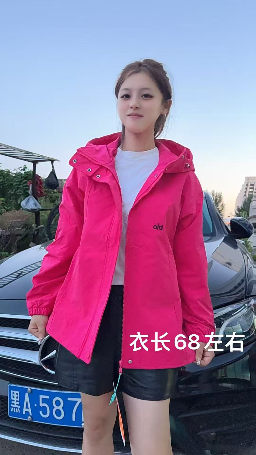  凤儿家-5023韩版设计感百搭冲锋衣外套