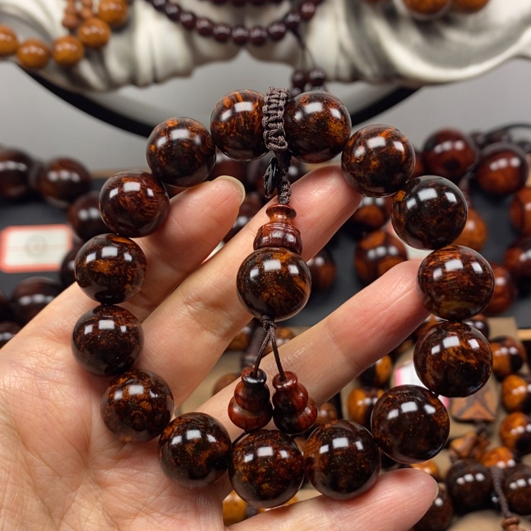 【闪购商品】黄花梨/降香黄檀1.5黑金爆满龙鳞花纹