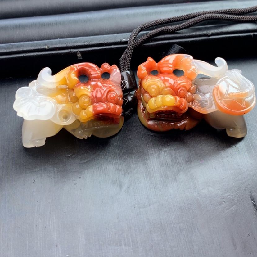 【闪购商品】未镶嵌石英质玉（黄龙玉）黄龙玉貔貅挂件白*儿