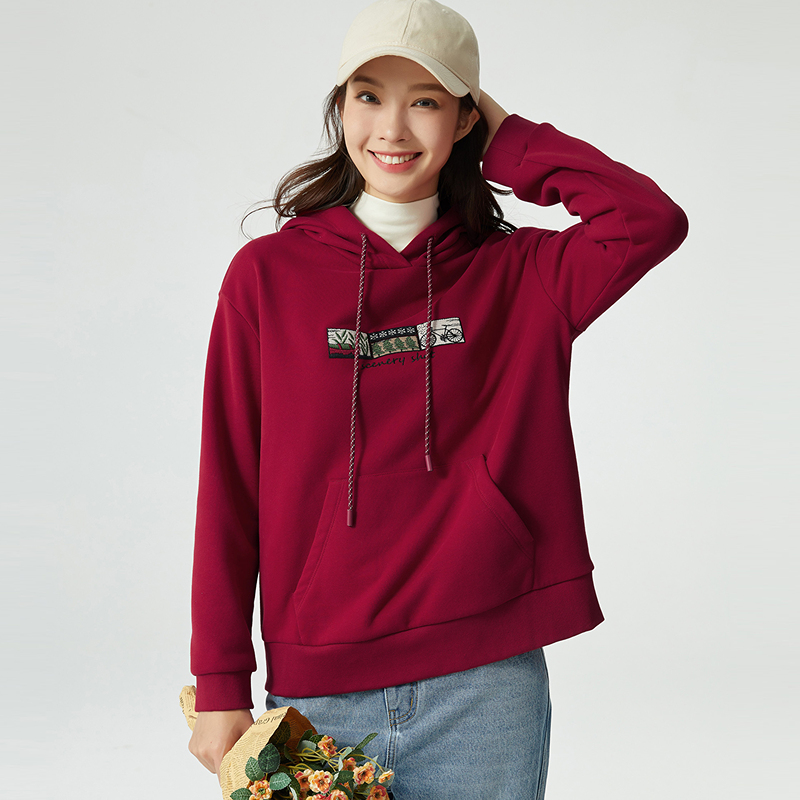 布景女2024年冬季新品卫衣BW34VY1954