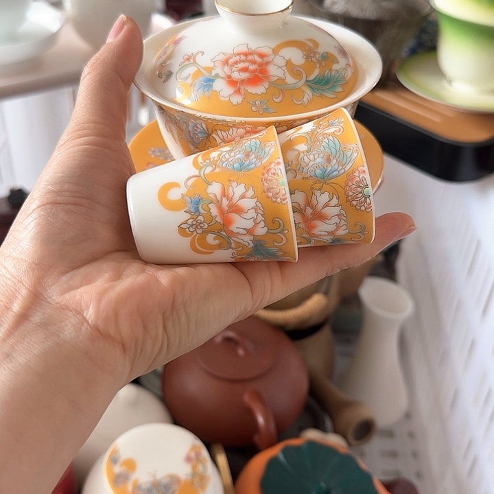 微瑕陶瓷茶具茶杯茶壶