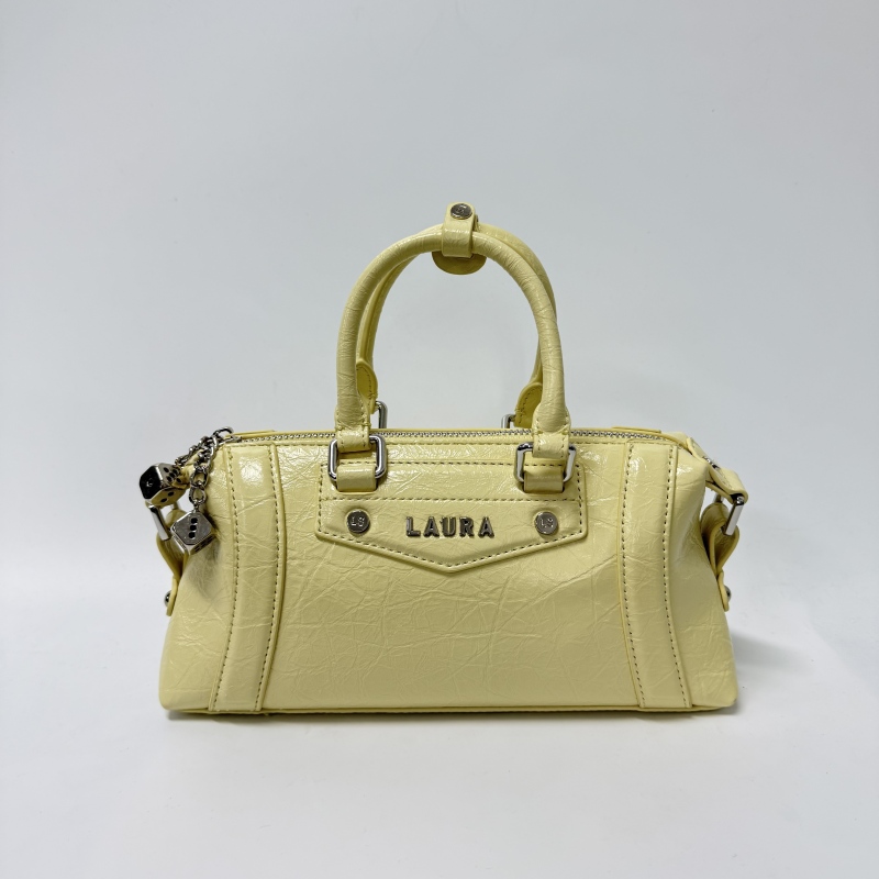 【广州特特】SD-5602-冰淇淋黄高雅女士百搭休闲时尚肩包多功能