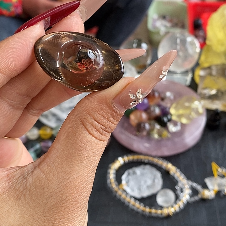 独***忆未镶嵌珠宝半成品水晶