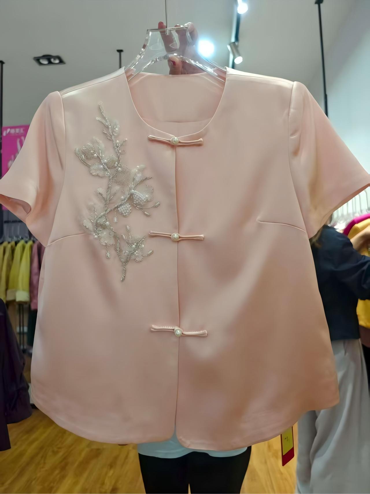 825157 女款国风上衣外套