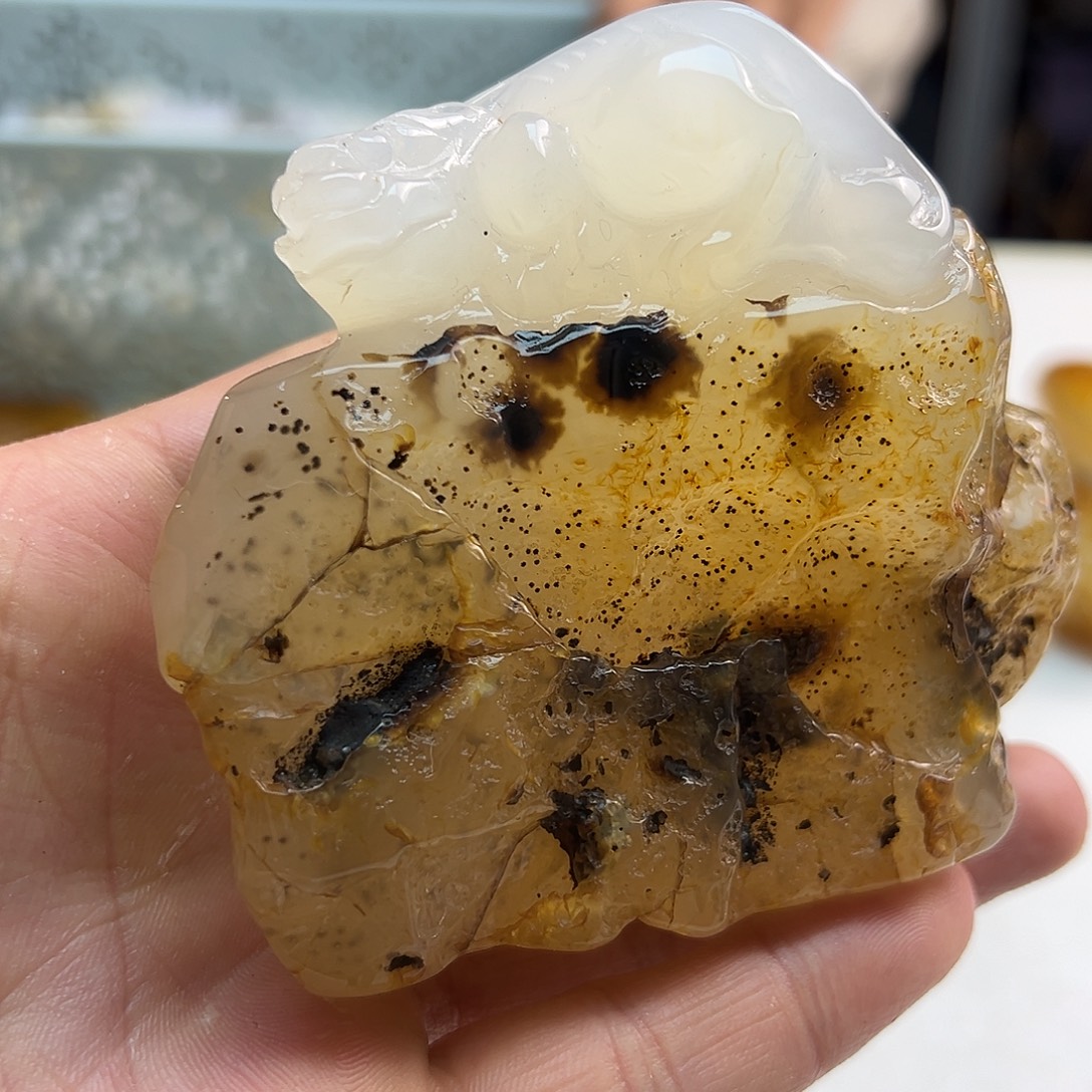 玛瑙/玉髓合金颈饰