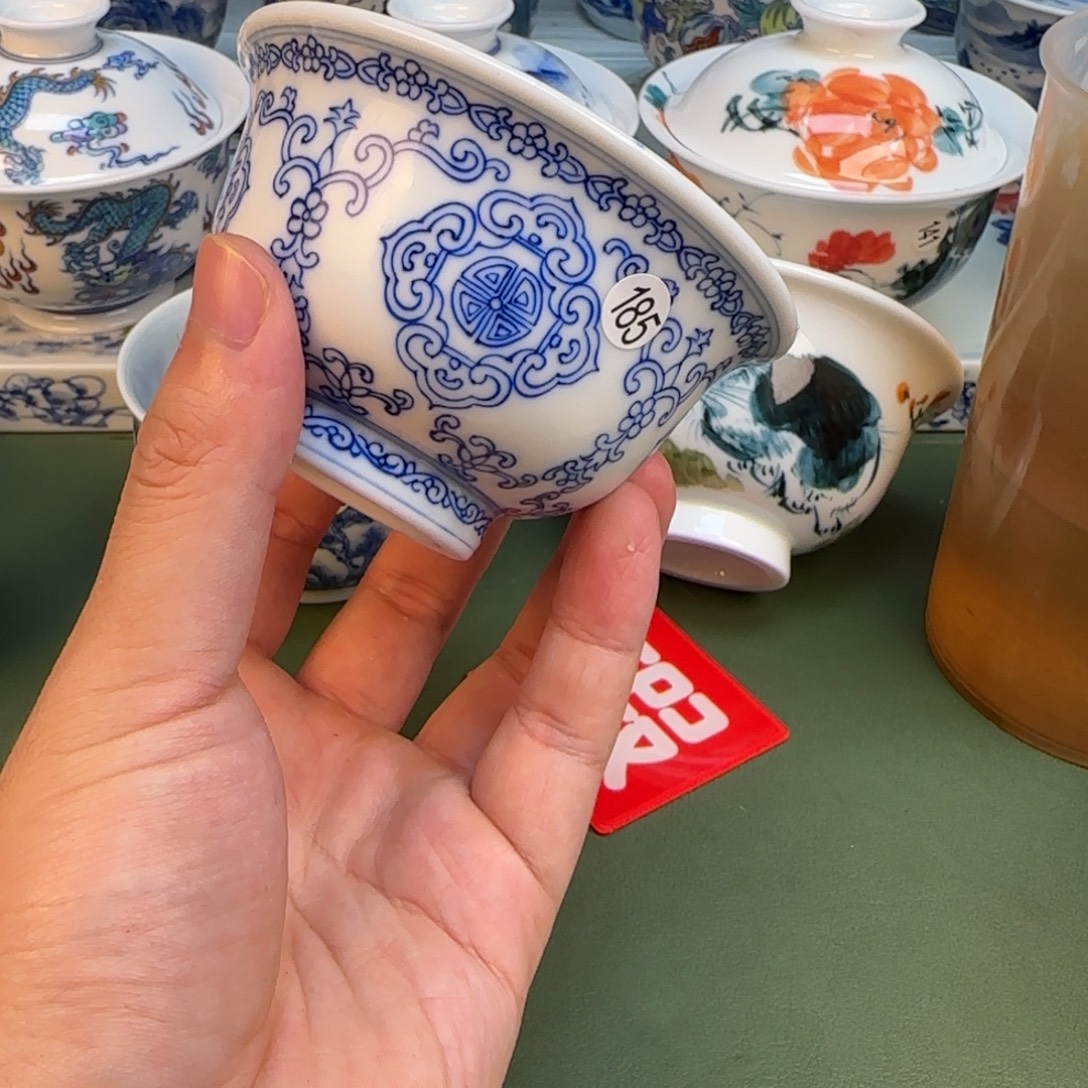 彦祖纯手工手绘茶具185