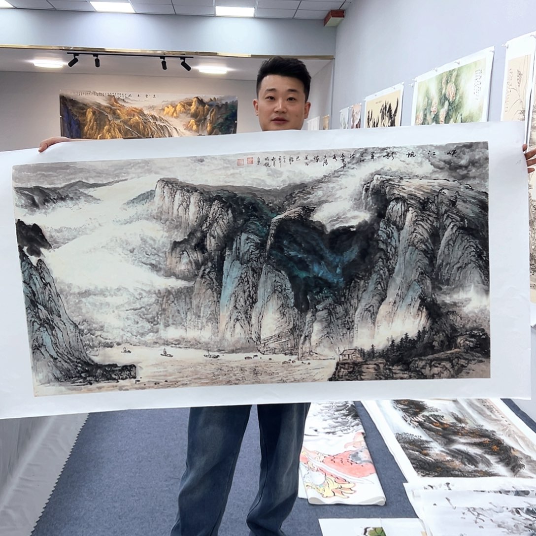 国画国画作品宣纸纯手绘