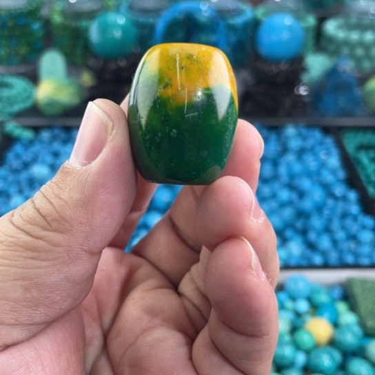 菱锰矿珠宝半成品未镶嵌