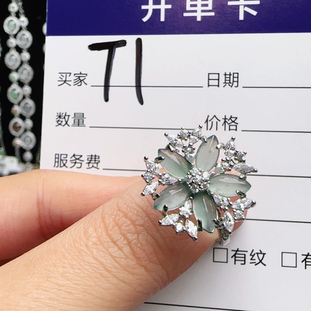 银S925镶嵌手链翡翠