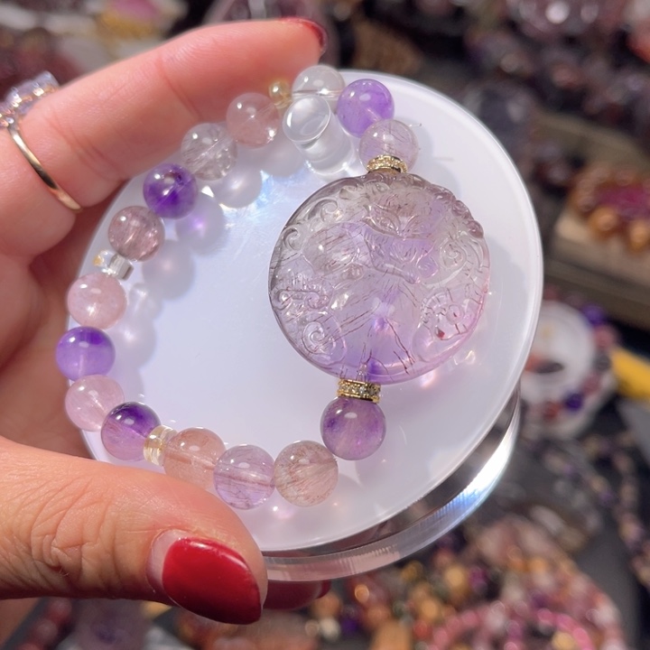 水晶颈饰未镶嵌订制