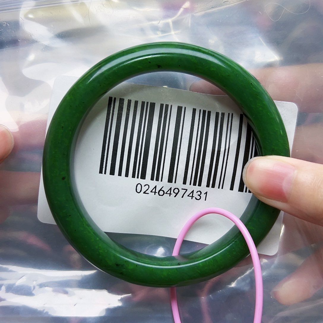 和田玉（碧玉）未镶嵌手镯58.6