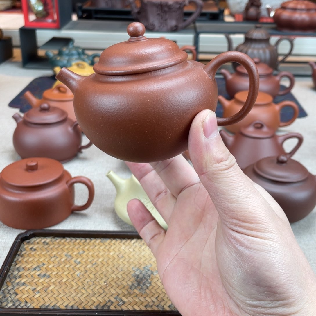 紫砂茶壶保原矿手工壶直播间