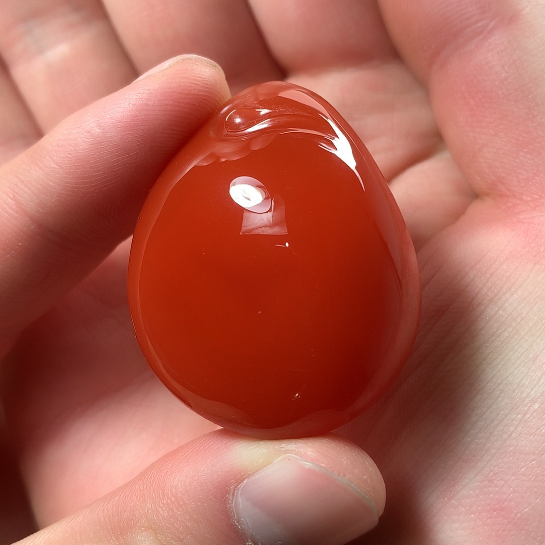 南红玛瑙1未镶嵌保山杨柳大黑洞随行吊坠