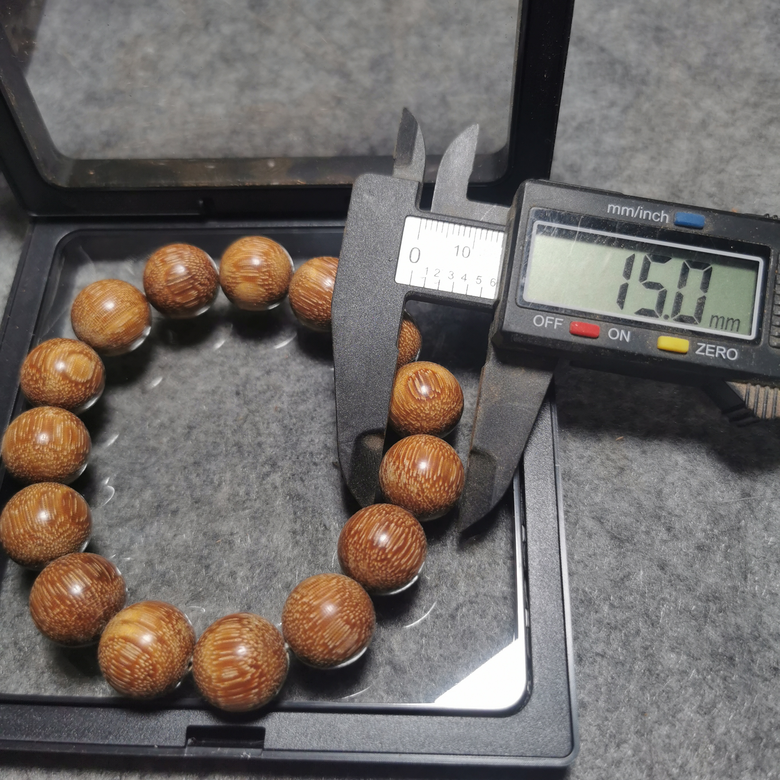 04，铁梨木卡15尺寸，15颗精品无暇，纯手工制作无科技一物一拍。