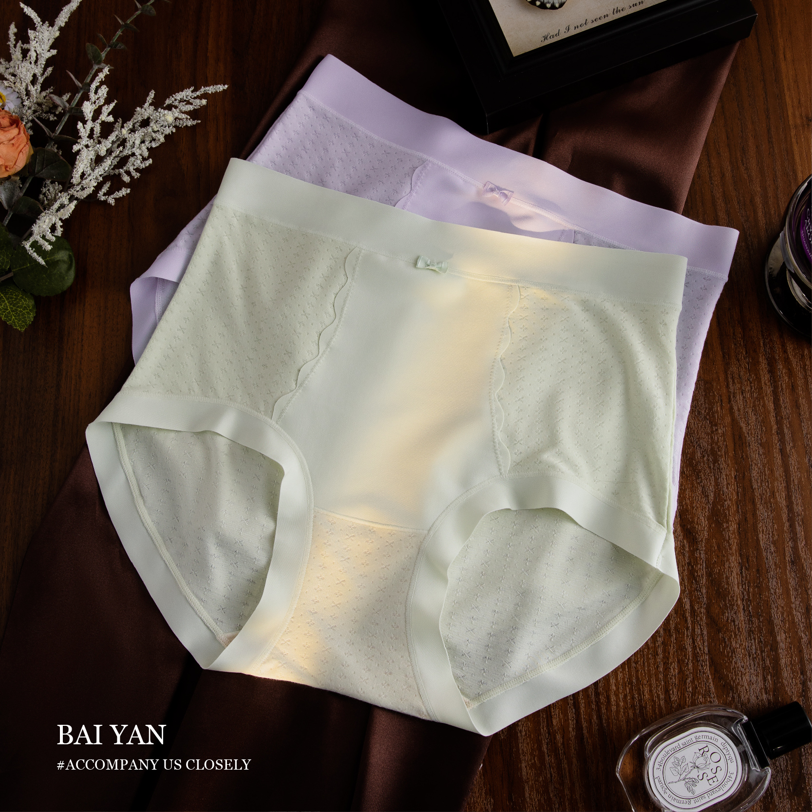 67362高腰莫代尔内裤女生柔软亲肤透气7A桑蚕丝抗菌裆女士三角裤