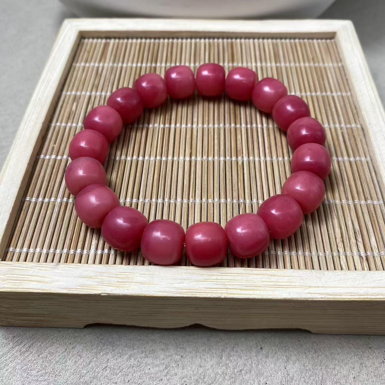 精美粉红菩提手串-v558-多样性发一