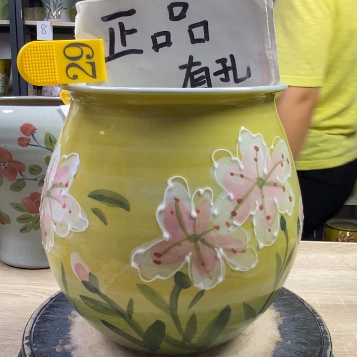 景德镇高温陶瓷花盆