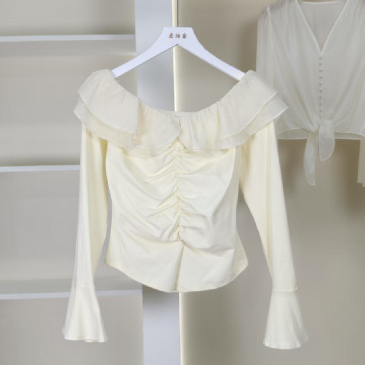 麦迪尚品【Miss-O】50522371 春秋时尚修身上衣小衫品牌撤柜