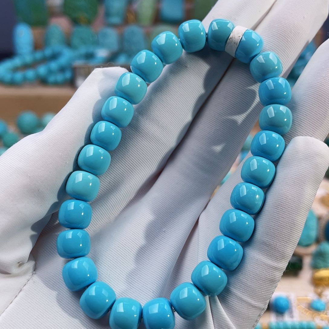 绿松石珠宝奇石未镶嵌