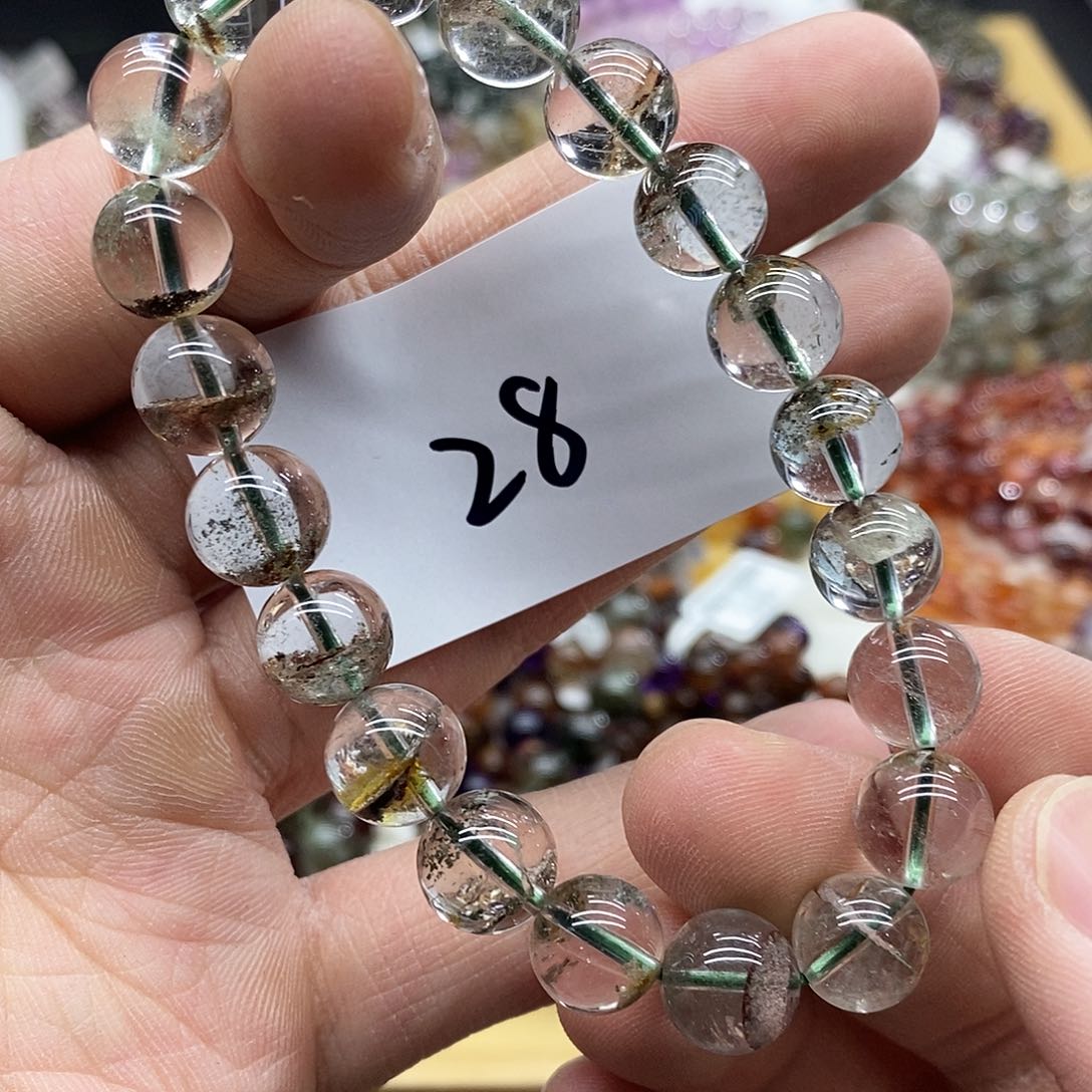 水晶手串未镶嵌天然