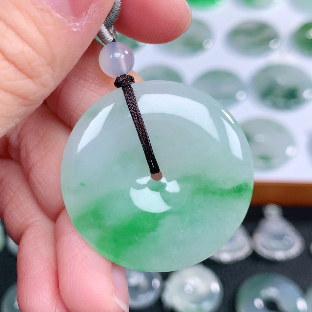 翡翠未镶嵌吊坠(不含链)34-5.6