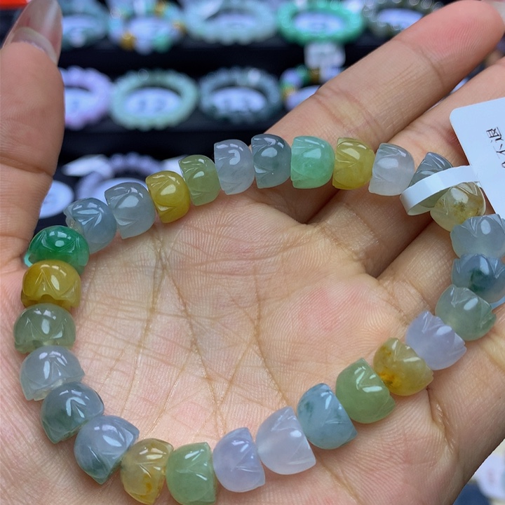 翡翠手链未镶嵌翡翠9