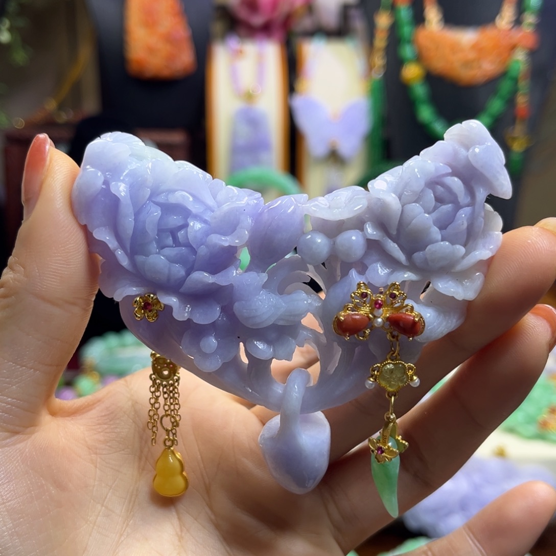 翡翠未镶嵌颈饰天然翡翠