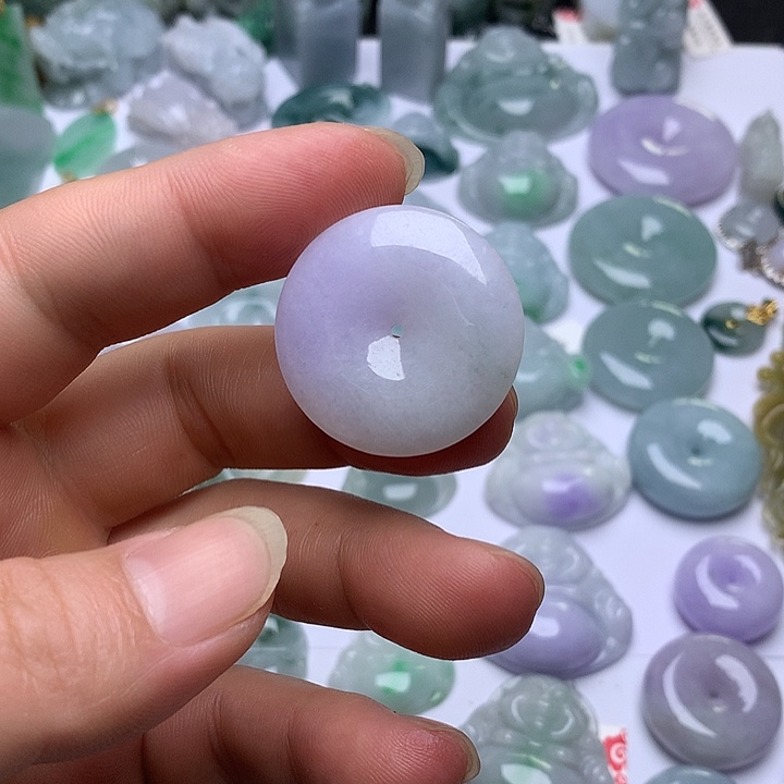 翡翠未镶嵌项圈天然翡翠