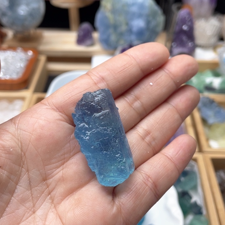 水晶珠宝半成品未镶嵌星***荆