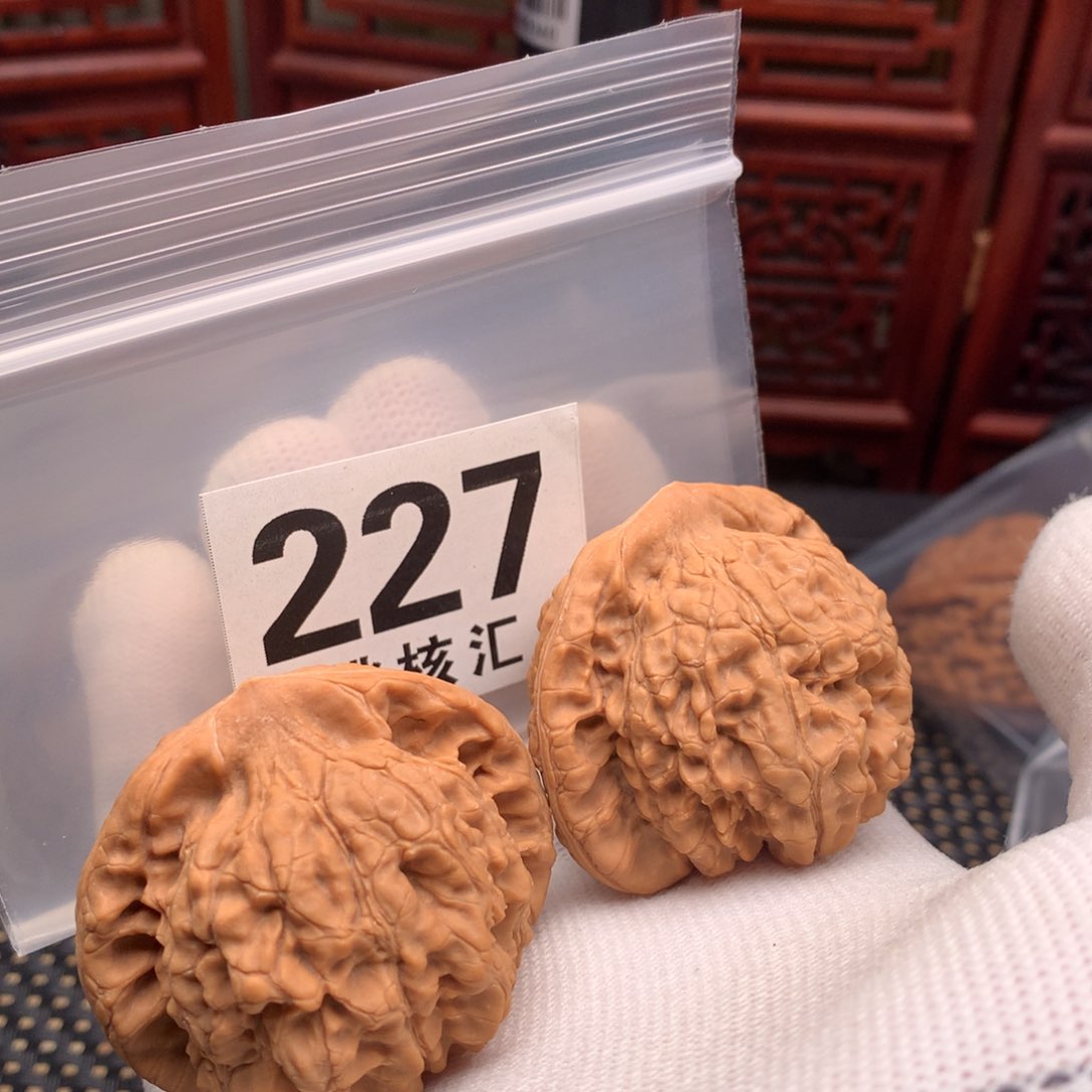 文玩核桃把件官帽45
