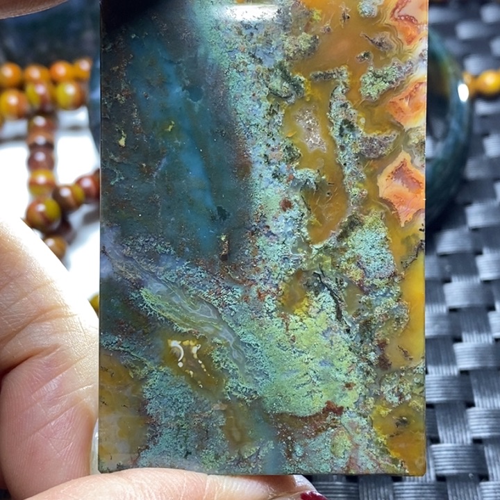 玛瑙/玉髓颈饰足银镀金镶嵌用****1