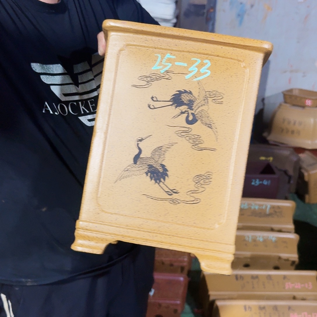 紫砂花盆紫砂花盆