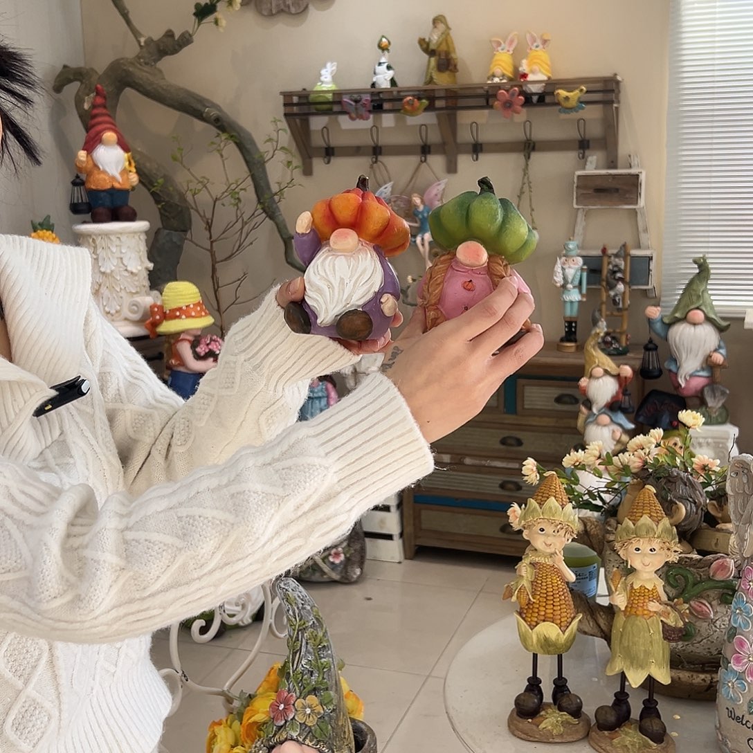 花园摆件红红火火