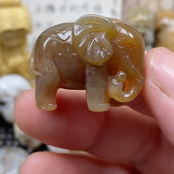 颈饰未镶嵌硅化珊瑚（珊瑚玉）