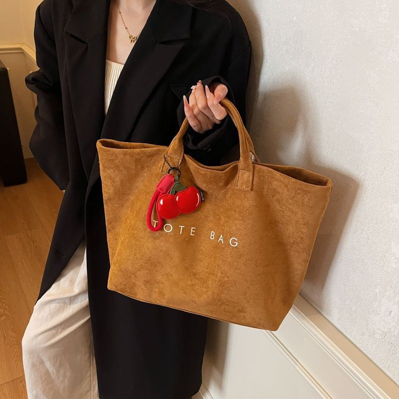 小众设计大容量手提包包女2025秋冬新款休闲百搭手拎包通勤托DDH