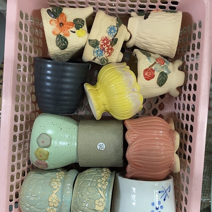 花盆单场满9.9发货瑕疵捡漏十二个260