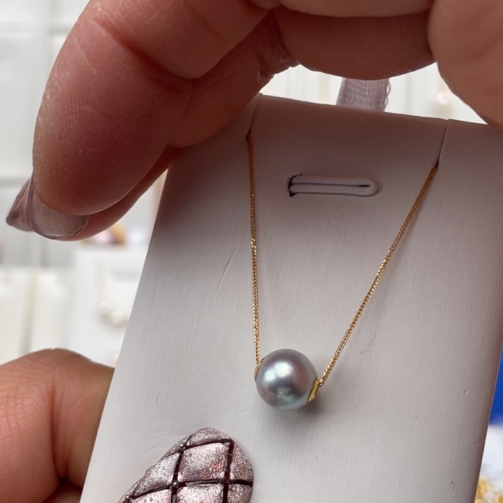 海水珍珠颈饰18K金镶嵌