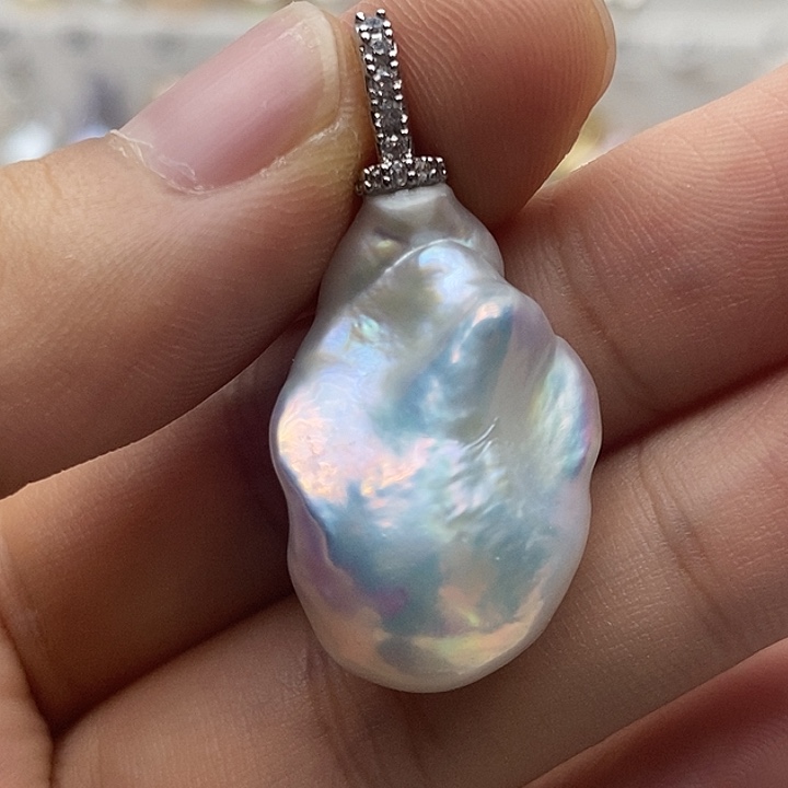 淡水珍珠未镶嵌吊坠(不含链)