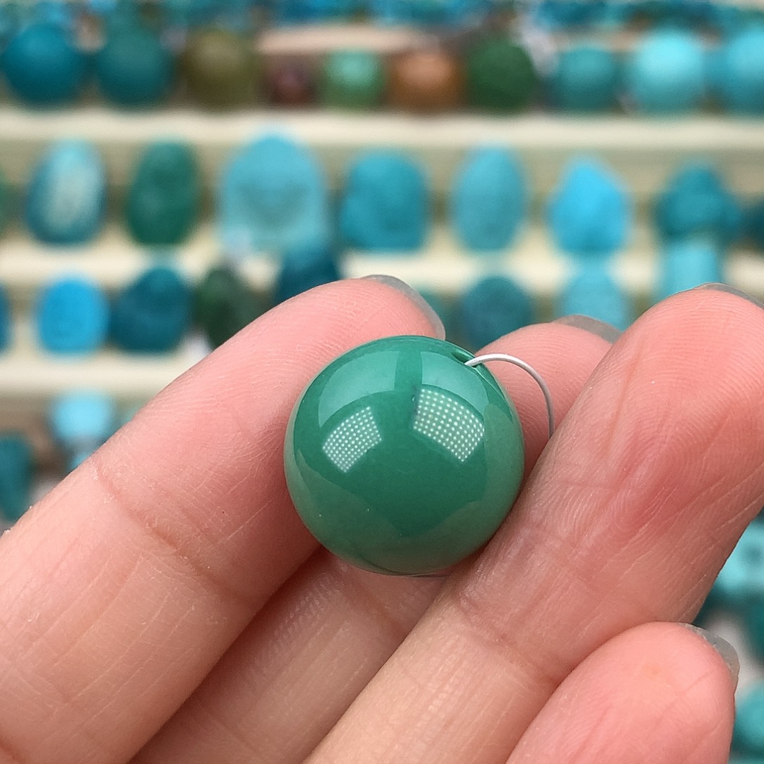 绿松石未镶嵌珠宝奇石14.5