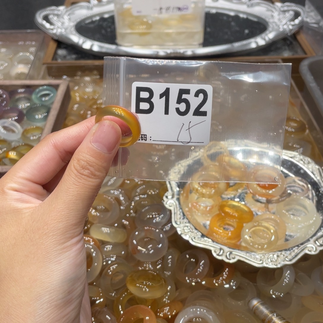 玛瑙/玉髓未镶嵌戒指152