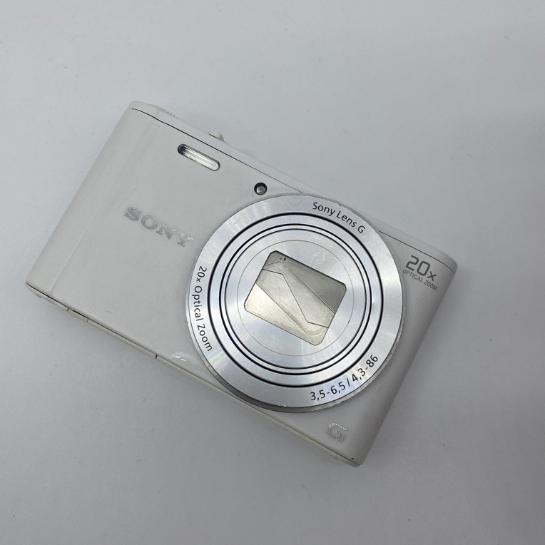 9新 Sony/索尼 WX350 G镜头20倍变焦成色如图 奶白 数码相机 ccd