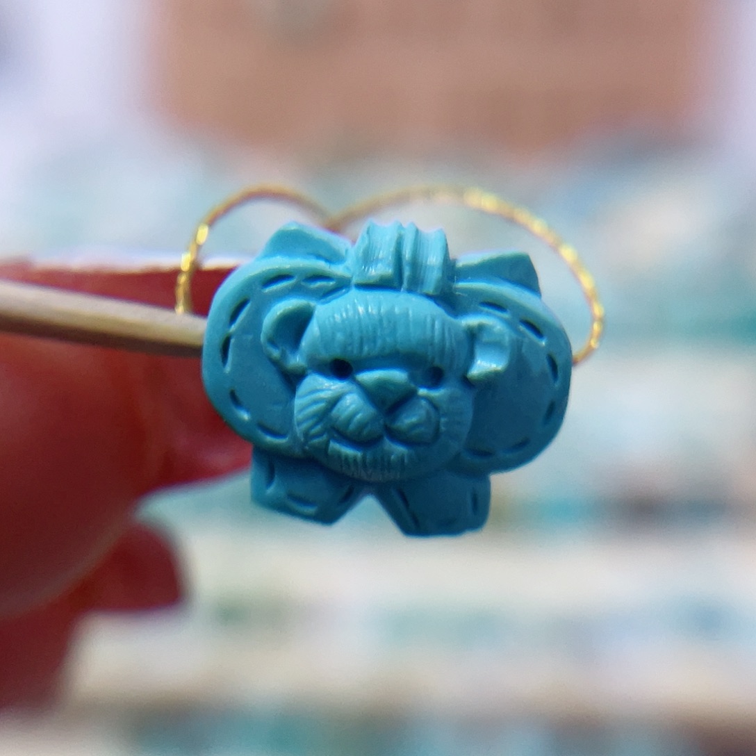 绿松石珠宝奇石未镶嵌七*.