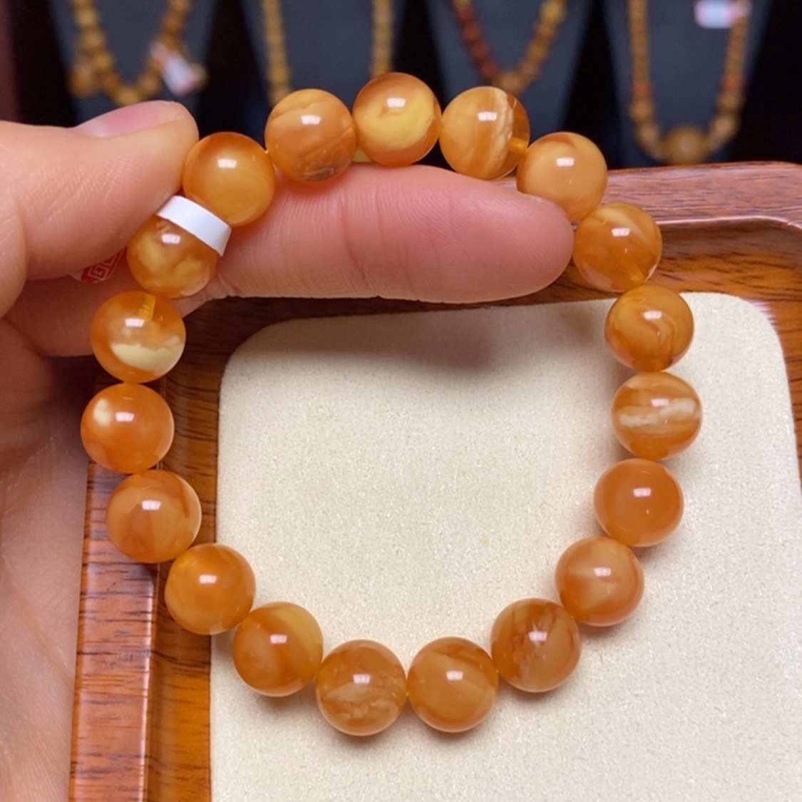 【闪购商品】蜜蜡手链未镶嵌手串