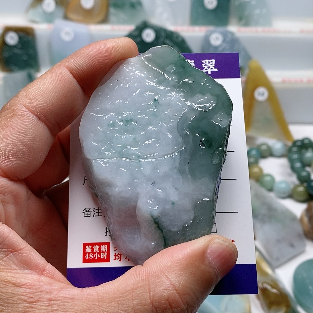 翡翠未镶嵌颈饰乐凡珠宝翡翠挂件