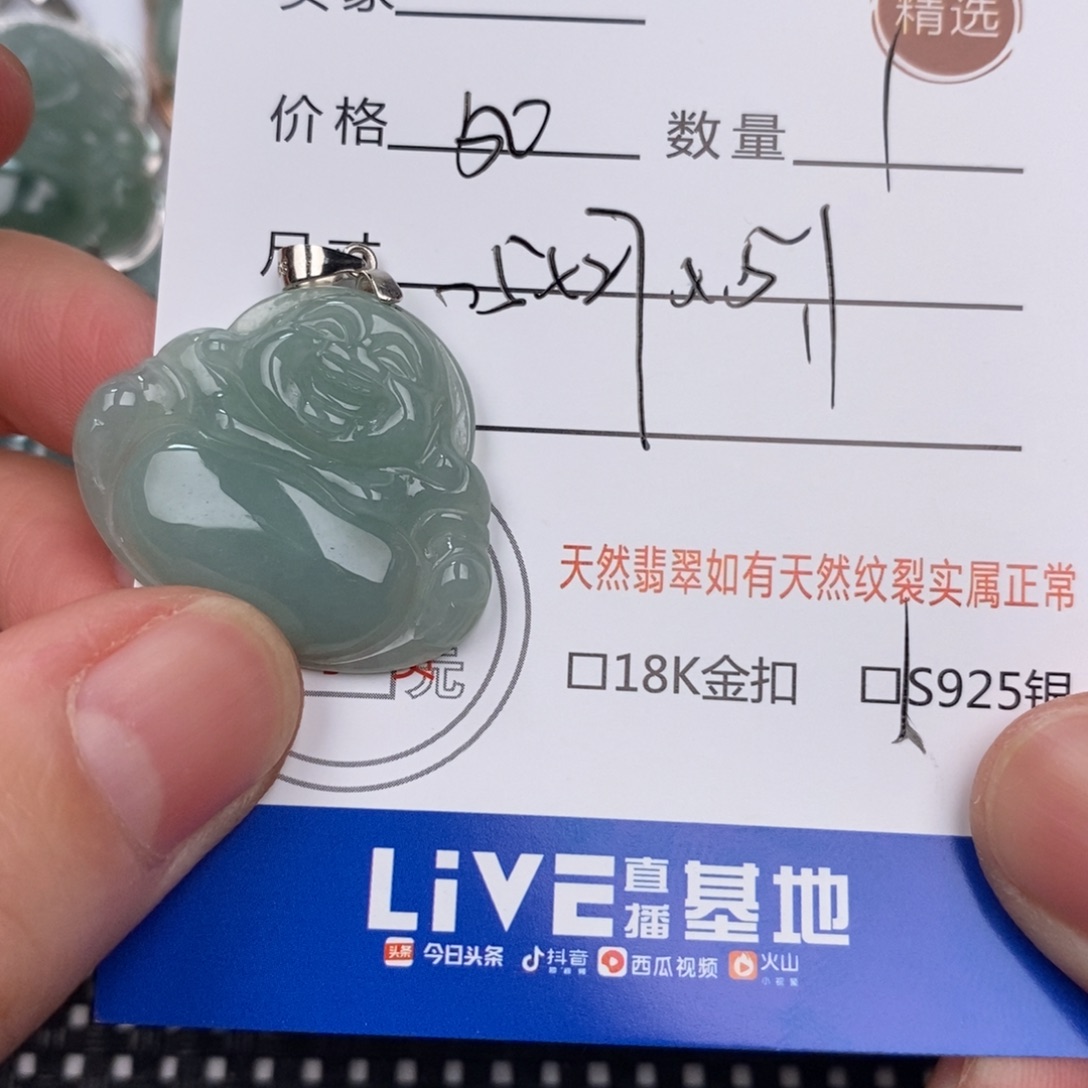 翡翠银S925镶嵌颈饰