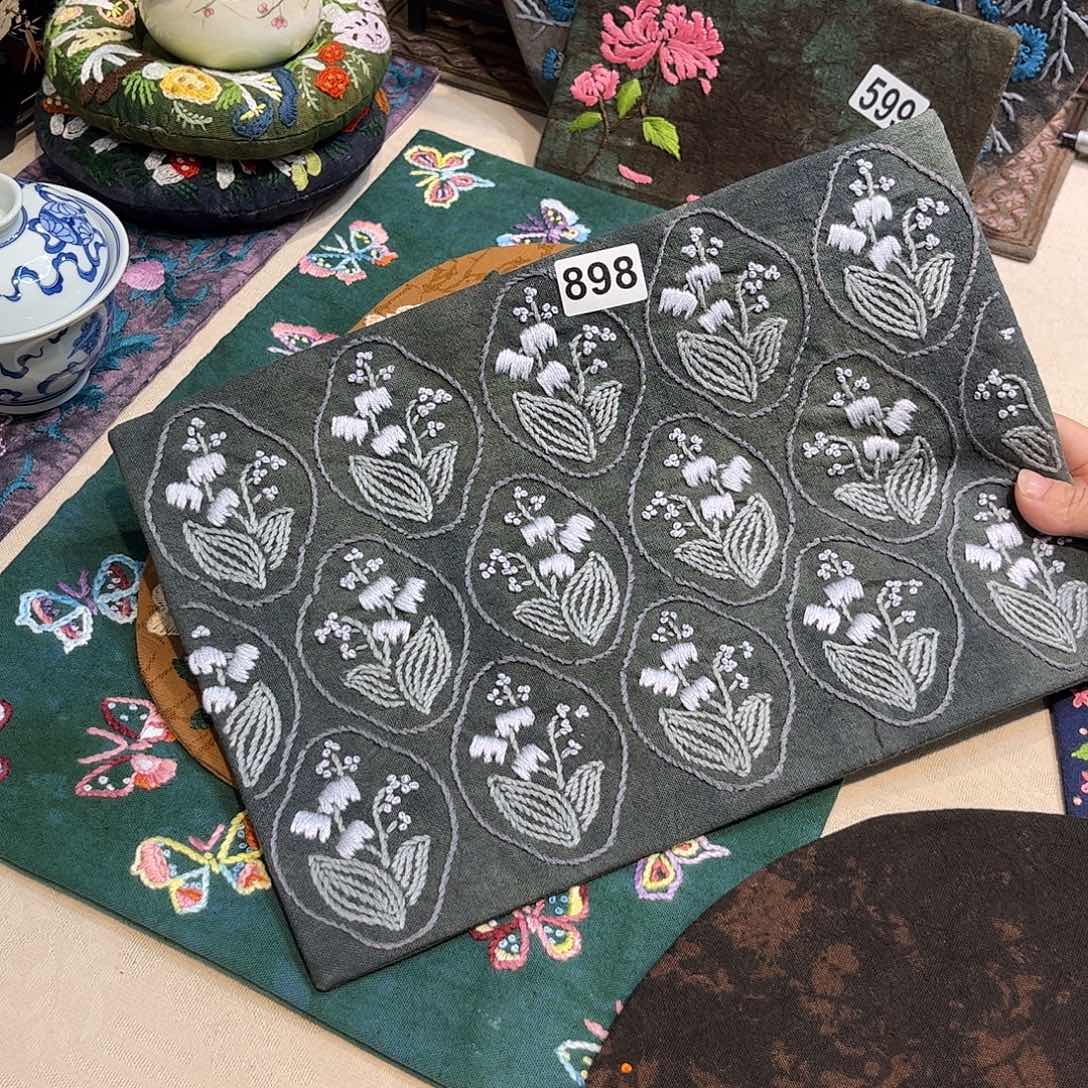 规格20.30刺子绣茶席