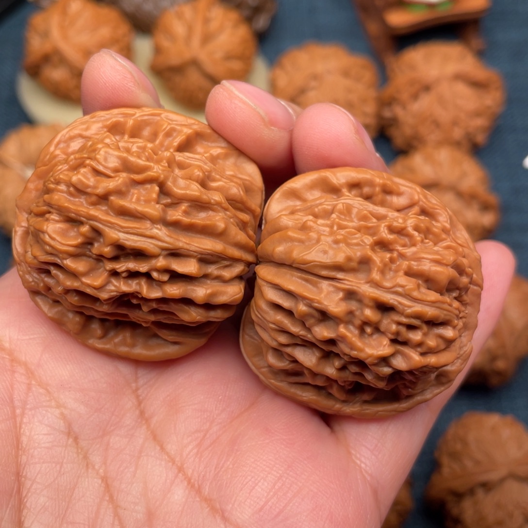 文玩核桃把件40汉高楼全品